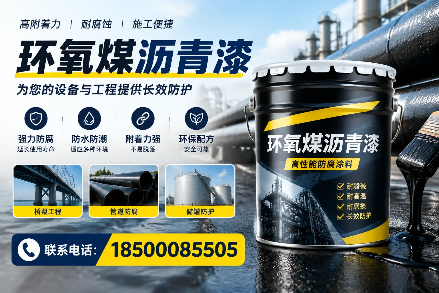 环氧煤沥青漆与其他涂料的对比分析，助力湘潭企业决策